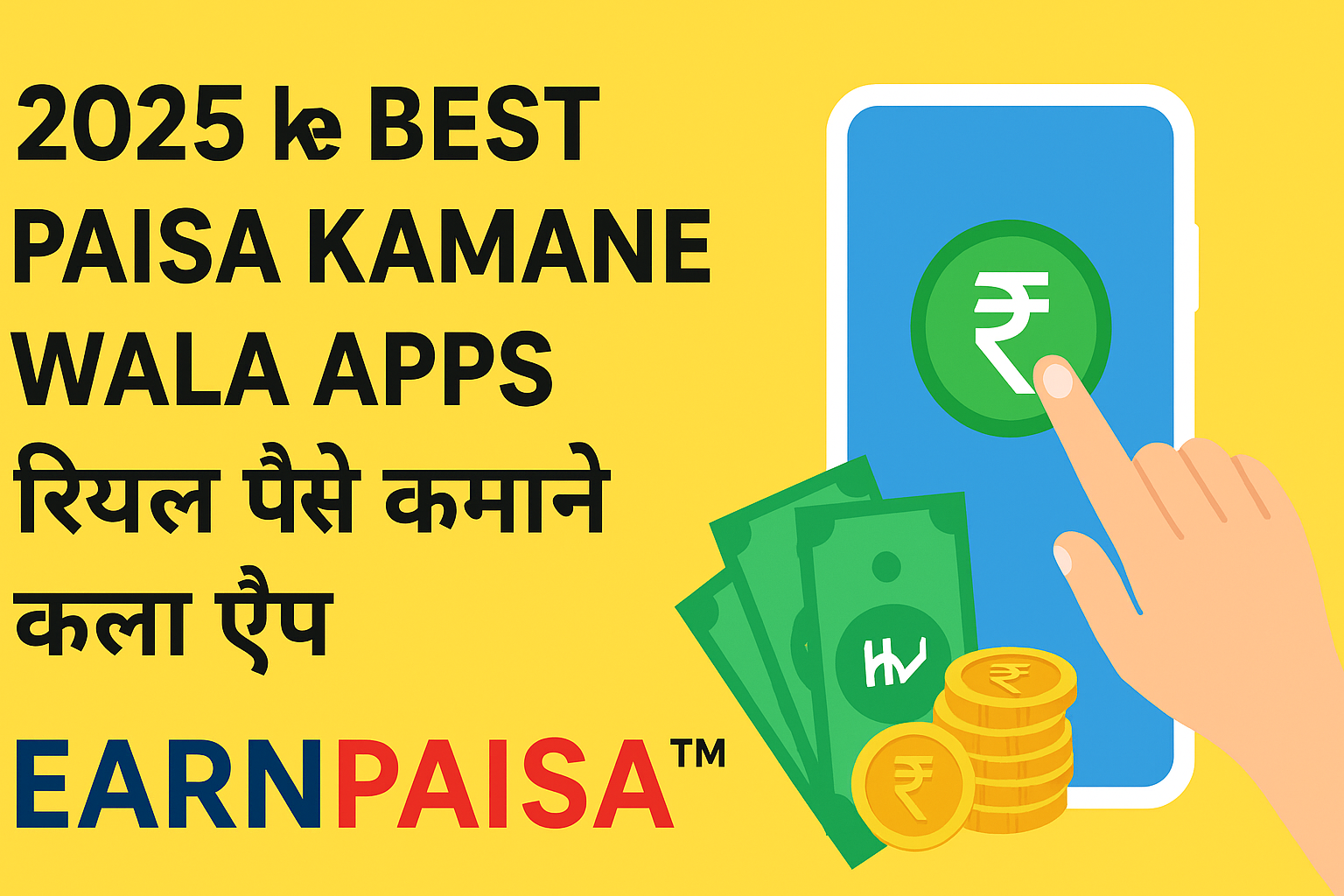 2025 के Best Paisa Kamane Wala Apps: रियल पैसे कमाने वाले ऐप्स की पूरी जानकारी: